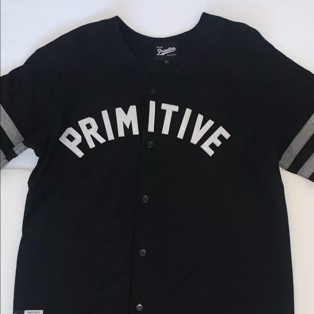 Primitive Underwood Baseball Jersey - Black Size L